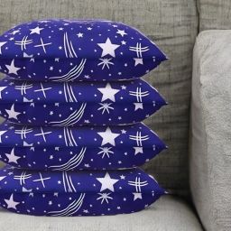 LUXURY Polyester Fibre Solid Sleeping Pillow Pack of 4-image-52