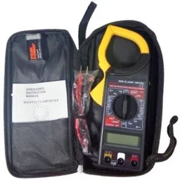 Clamp Meter DT-266 Digital Clamp Multimeter DT266 For AC DC Electricity Ampere Measuerment Insulation Tester + Carry Case + Battery Digital Multimeter-picture-3
