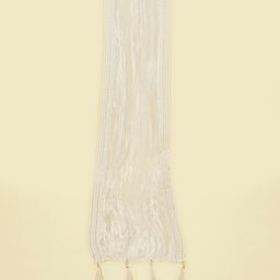 manyavar Art Silk Embroidered White Men Dupatta-picture-35