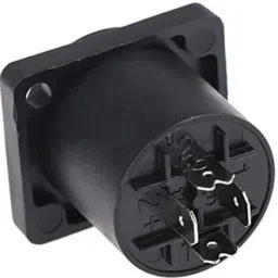 erhindia (2 Pair) 4 Pin Plug Audio Cable Plug Socket Microphone image 3