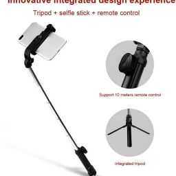 POZUB Selfie Sticks Tripod Stand Bluetooth Remote for Selfie,Vlogging Phone Holder Tripod, Monopod, Monopod Kit, Tripod Kit, Tripod Clamp, Tripod Bracket, Tripod Ball Head image 3
