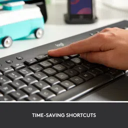 Logitech Signature K650 Bluetooth Standard Desktop Keyboard Compatible with Desktop, Laptop, Mac Full-Size,BLE Bluetooth/Logi Bolt USB Receiver,Comfort Deep-Cushioned Keys image 4
