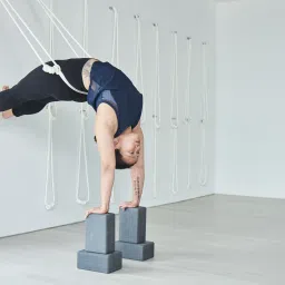 Iyengar Yoga Anti-Gravity Wall Rope White-13