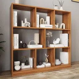 homeeasy Engineered Wood Open Book Shelf-picture-37