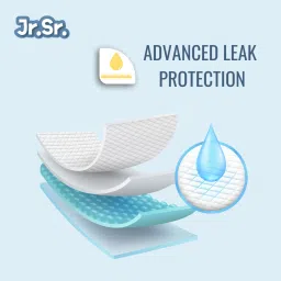 jr. sr. Baby Diaper Pants with Advanced Leak Protection | Soft & Comfortable | Pack of 2 - XL image 5