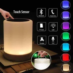 techgets LED Touch Lamp Bluetooth, Wireless Speaker Light for Mobile, Laptop, Desktop Table Lamp image 2