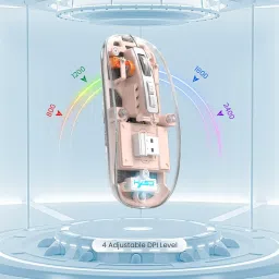Astrill Wireless Bluetooth 5.1 & 2.4G Mini Lightweight Mouse Wireless Ambidextrous Optical Gaming Mouse with Bluetooth image 3