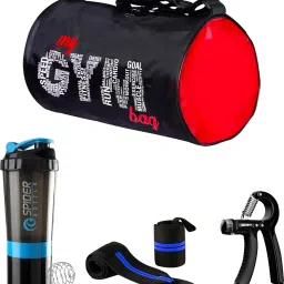 New gym bag combo for gym bag gym shaker bottle wrist band hand gripper Fitness Accessory Kit Kit-image-25