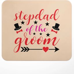 LASTWAVE Stepdad Of The Groom, Anti-Slip Rubber Base & Smooth Mouse Control Non Slip Base Mousepad-picture-27