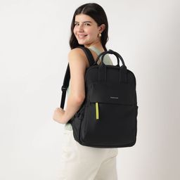 fastrack 13.57 L Laptop Backpack WorkEase Solid Laptop Backpack in Black-picture-16