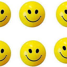 6 PCS Smiley Ball OR Smiley Squeeze Ball OR Soft Stress Relief Ball - 7 cm-image-22