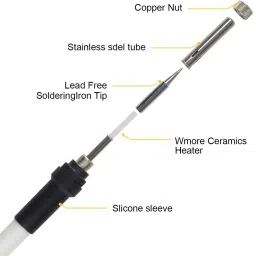 divinext 8/15/25 Watts Combo High-Quality Pencil Pointed Tip Soldering Iron Electronic Components Electronic Hobby Kit image 4