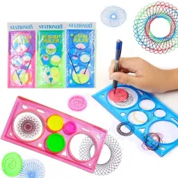 Spirograph Geometric Ruler Drafting Tools Stationery for Students Drawing Ruler-19
