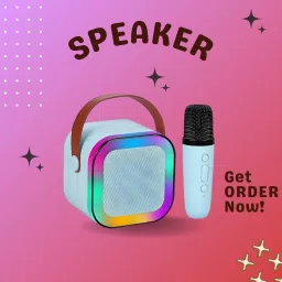 Clairbell 10W Bluetooth Speaker Wireless Karaoke Mic Speaker with RGB Light speakersWE60 10 W Bluetooth Party Speaker-27