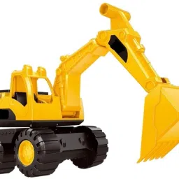 Push and Go Automobile Excavator Construction Engineering Vehicle Toy for Kids-image-5