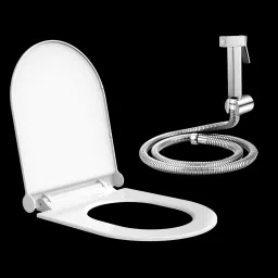 Polypropylene, Brass Toilet Seat Cover-7