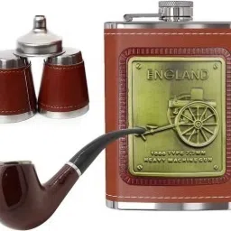 CHILAM GIFT SET STEELNESS Hip Flask-image-35