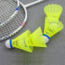 Sports Plastic Training Balls Badminton Shuttlecocks 1 Box 6 Pcs Plastic Shuttle - Green-18
