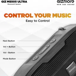 Gizmore MS505 ULTRA 5 W Bluetooth Speaker image 3