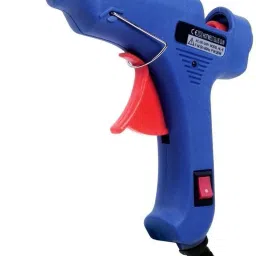 fadman BLUE MINI 20W 20 WATT (ON OFF SWITCH & INDICATOR) HOT MELT GUN WITH FREE 10 GLUE STICKS Standard Temperature Corded Glue Gun image 2