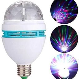 Rotating RGB Bulb Magic Disco LED Light for Party/Diwali Decoration Single Disco Ball-13