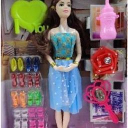 Shine Fashion Girl Fashinable Doll Set (Multicolor)-28