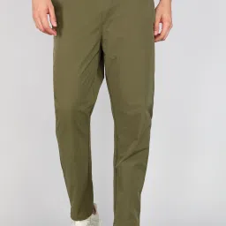 Men Solid Green Track Pants-image-53