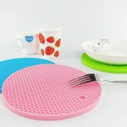 Silicone Trivet Mats - Thick and High Heat Resistant mats for Hot Pans Silicone Trivet-image-53