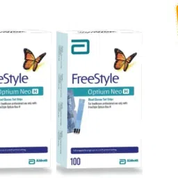 Freestyle 100X2 Glucose Strips With Free CR2032 Battery - 200 Glucometer Strips-21
