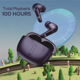 techfire Earbuds with 100 HRS Playtime,(50ms Low Latency), Bluetooth v5.3 Bluetooth Headset image 2