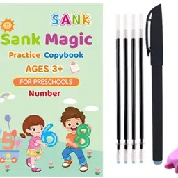 Numbers Book For Kids With Pen & Four Refills Pack Of 1-27