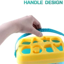 netrowel Baby First Blocks Color & Shape Toy Educational Sorting Box for Kids image 4