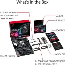 ASUS ROG Strix Z490-F Gaming LGA 1200Socket ATX Intel Z490 Chipset DDR4 Motherboard for Desktop image 5