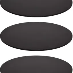 MDF black Cake Bases/Board, 12 inch Round MDF, Pack of 5, Black Paper Cake Server-image-34