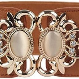 Women Party, Evening, Formal, Casual Brown Fabric Belt-image-55