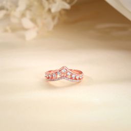 Sterling Silver Zircon Rhodium Plated Ring-image-48