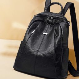 Small 20 L Laptop Backpack Backpack Women Trendy Backpack travel backpack for office/college (Black)-image-72