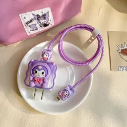 Micvir Silicone Latch Headphone Case For Compatible with Apple 20W Adapter-image-92