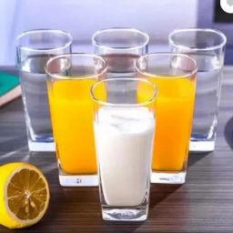 (Pack of 6) Plaza Glass Set Transparent Water & Juice Glasses Glass Set Glass Set Water/Juice Glass-image-57
