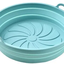 pack of 1 foldable non-stick baking tray, reuseable airfryer liner, baking pot Airfryer Tray-picture-16