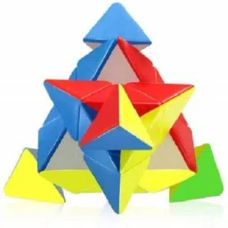 shopjamke Pyramid Speed Triangle Cube Magic Cube (1 Pieces) image 3