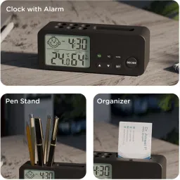 everyday organisers Digital Black Clock image 4