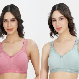 Pack of 2 Women T-Shirt Non Padded Bra-image-57