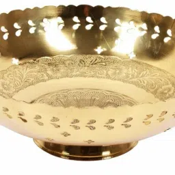 Brass Decorative Bowl Fruit Bowl Dessert Bowl Decorative Showpiece gift-image-68