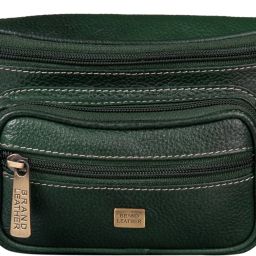 BRAND LEATHER Stylish Genuine Leather Waist Bag Elegant Style Travel Pouch Passport Holder with Adjustable Strap for Multipurpose Use WAIST BAG-image-6