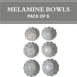 Melamine Serving Bowl Melamine Bowls Pack of 6 Elegant Design-image-87