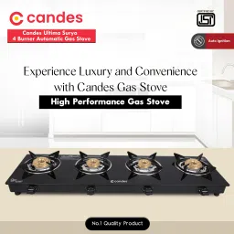 Surya Ultima Plain Glass Automatic Gas Stove-image-26