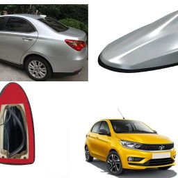Shark Fin Roof top Signal Receiver AM/FM Antenna, Silver for Tata Tiago 2020 Shark Fin Roof top Signal Receiver AM/FM Antenna, Silver for Tata Tiago 2020 Satellite Vehicle Antenna-image-82