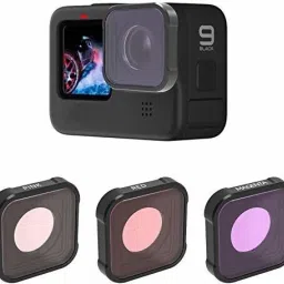 Action Pro Underwater Diving Magenta Filter Compatible with GoPro Hero 9 Black (Directly Replace The Standard Protective Lens On Your Camera)Lens Cap image 4