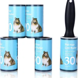 Sticky Lint Rollers for Pet Hair Remover 1 Handle with 5 Refills 150 Sheets Lint Roller-13